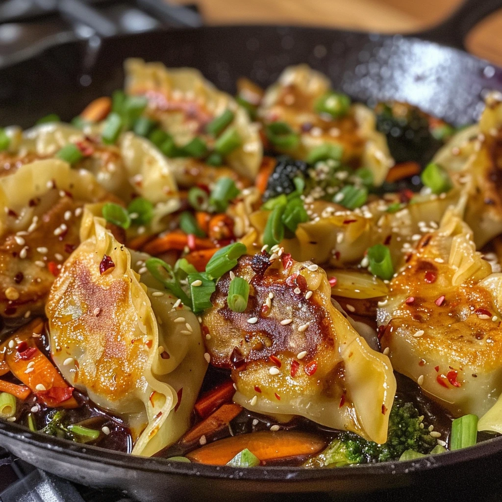 Potsticker One Skillet Stir for Dinner Tonight