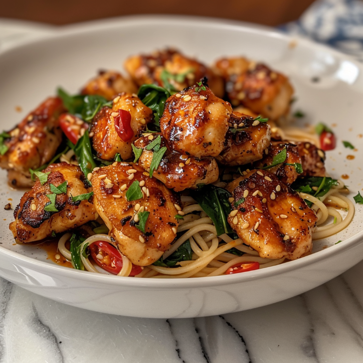 Garlic Butter Chicken Bites for Dinner Tonight