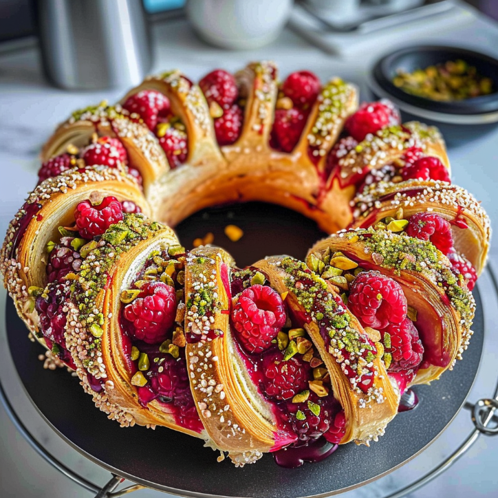 Irresistible Raspberry Pistachio Wreath Recipe 2 1784731750566 8t9jksodjmt image