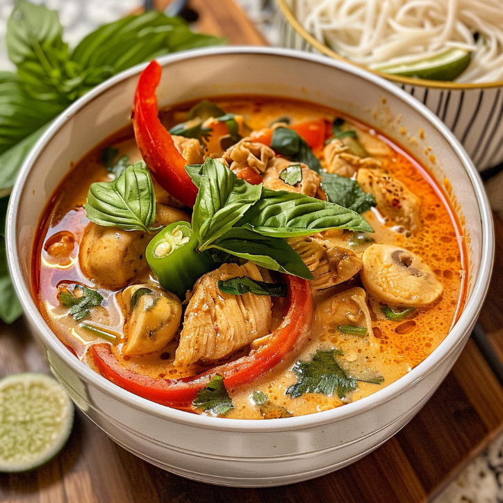 Family-Friendly Thai Chicken Curry Soup