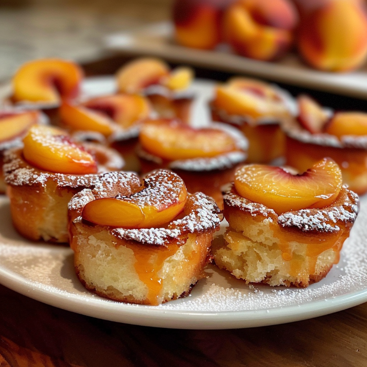 Simple Peach Mini Cakes Sweet Recipe 2 1784847344204 4pe0dhyq6p3 image