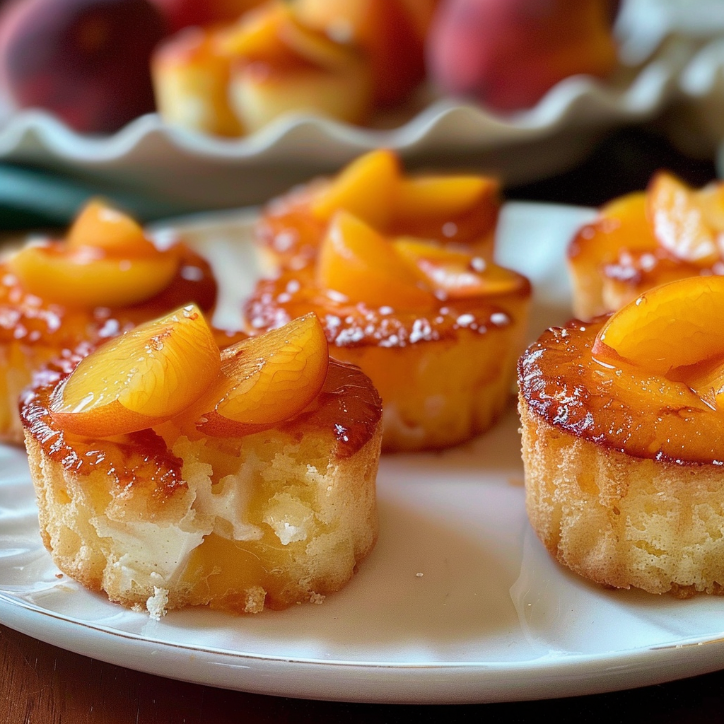 Simple Peach Mini Cakes Sweet Recipe 4 1784847344246 jadld3e058 image