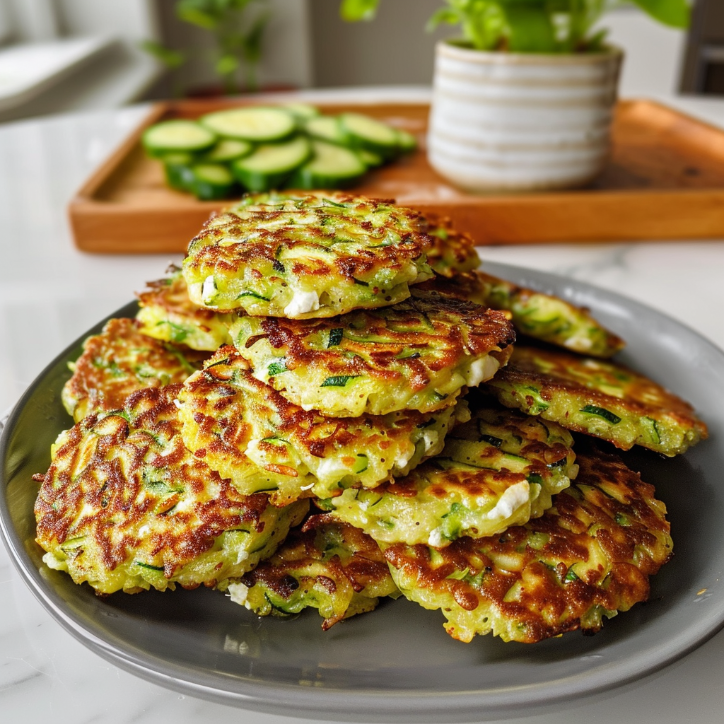 How to Make Garlic Parmesan Zucchini Fritters