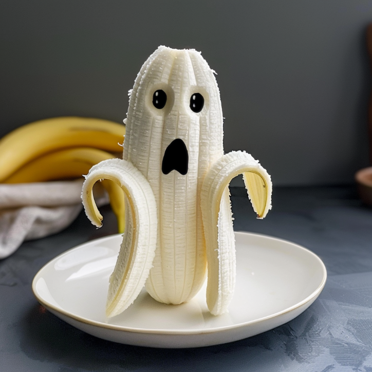 Spooky Ghost Shaped Banana: A Family Favorite 1 Spooky Ghost Shaped Banana: A Family Favorite