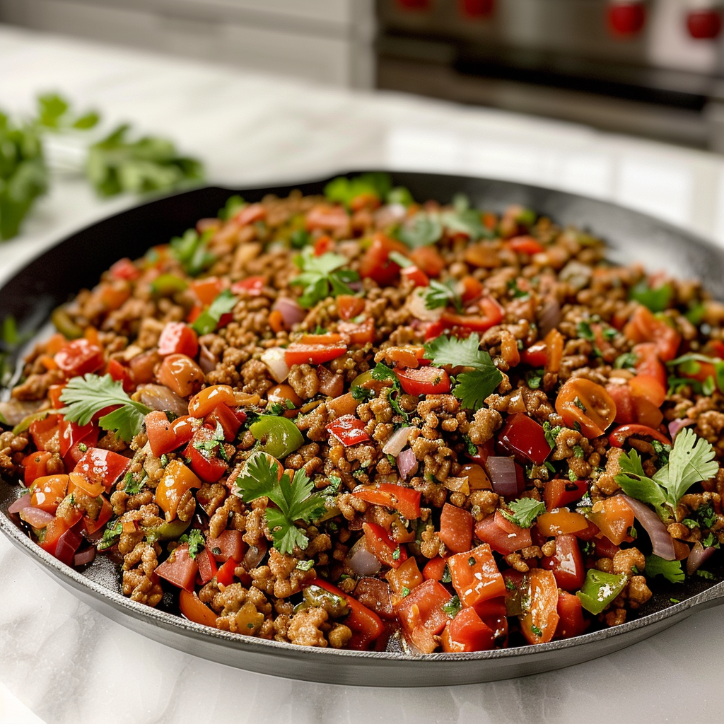 Spicy Ground Turkey Skillet for the Whole Family 2 1784848877416 ldliiqk2p5 image