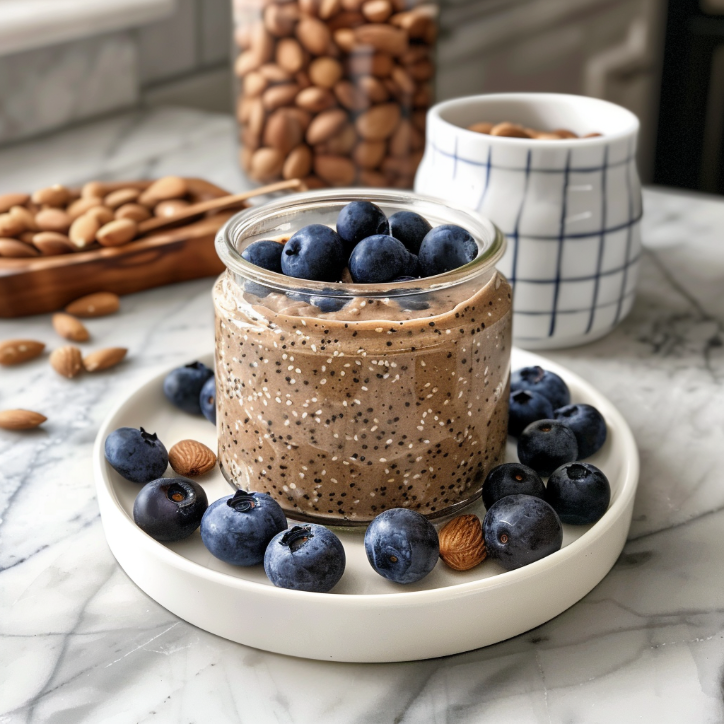 Cheesy Garlic Restaurant-Style Healthy Blueberry Almond