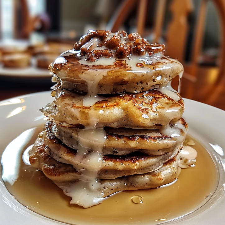 Homemade Cinnamon Roll Pancakes: Easy & Delicious