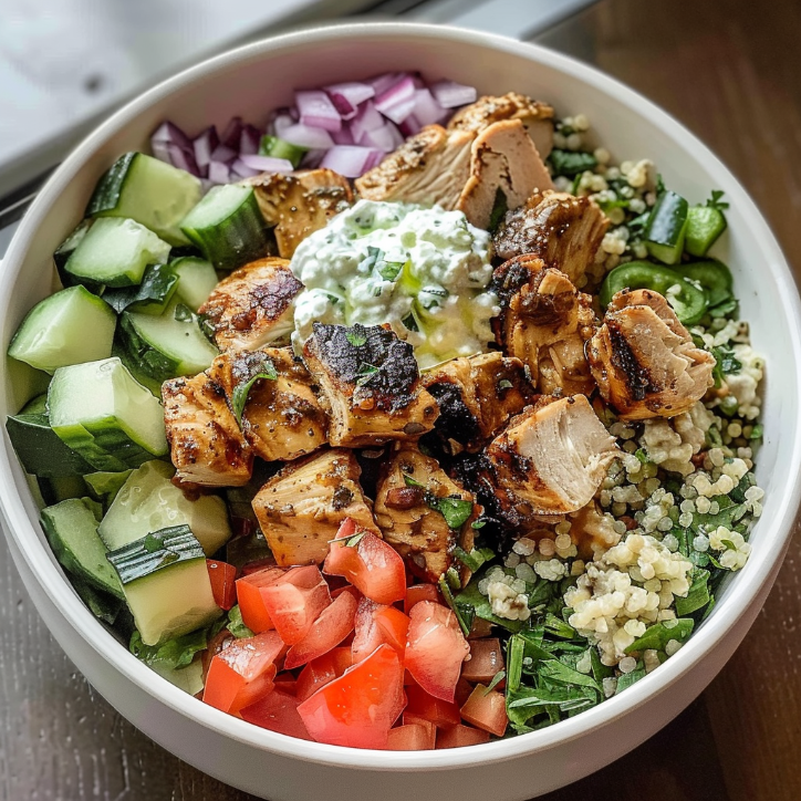 Restaurant-Style Greek Chicken Bowls for the Whole Family