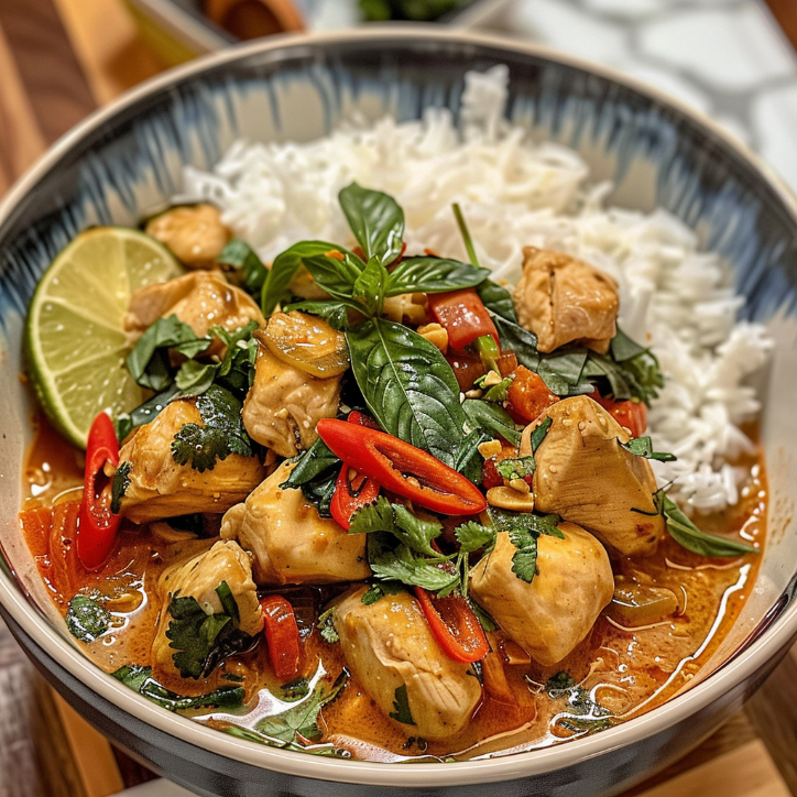 Restaurant-Style Family Friendly Thai Chicken