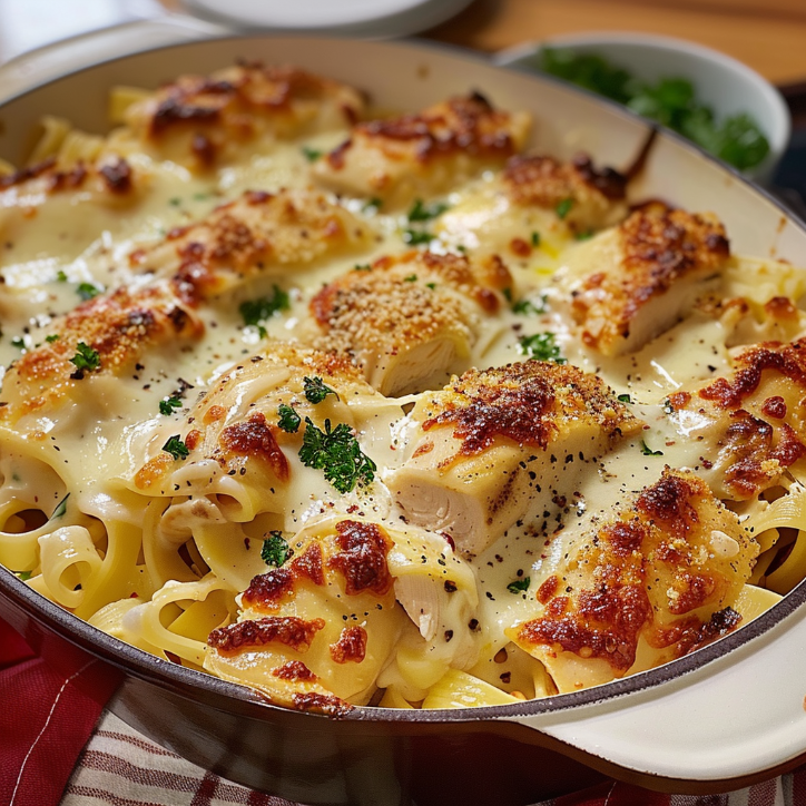 Perfect Chicken Alfredo Stuffed for the Whole Family