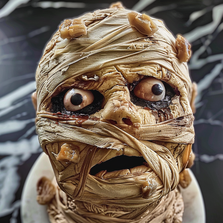 How to Make the Best Spooky Mummy Face English 1 How to Make the Best Spooky Mummy Face English