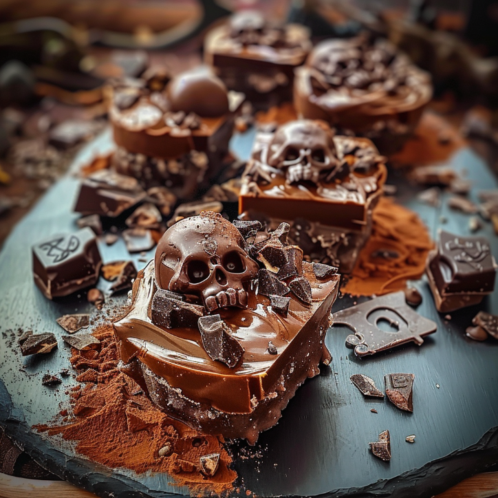 Flavorful Homemade Spooky Graveyard Chocolate 1 Flavorful Homemade Spooky Graveyard Chocolate