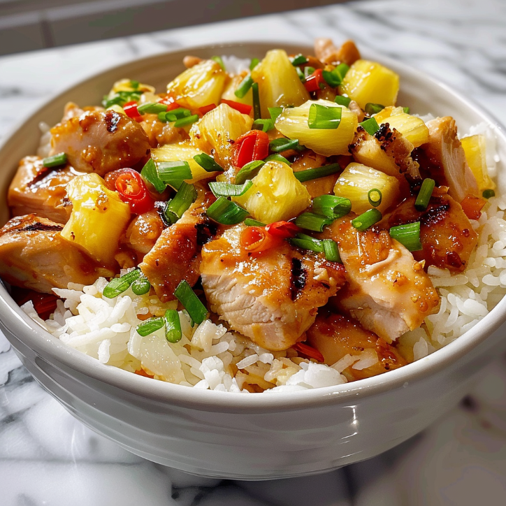 Family-Friendly Pineapple Chicken Rice