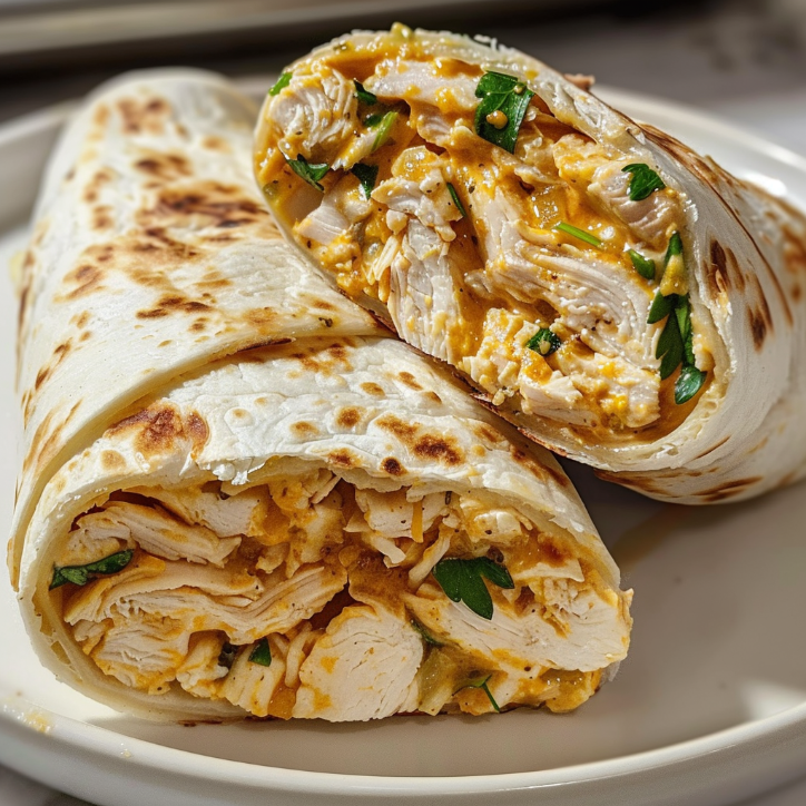 Cheesy Garlic Chicken Wraps Your Family Will Love