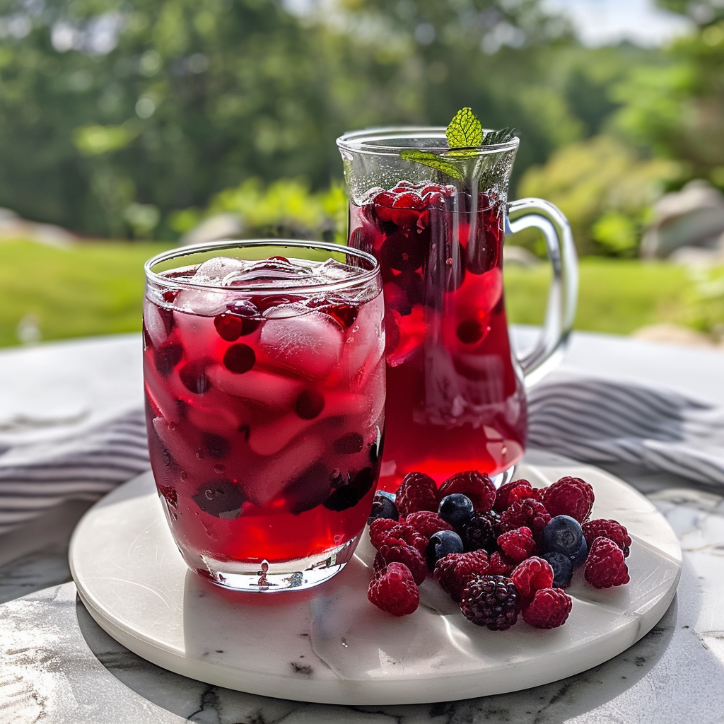 Refreshing Iced Berry Hibiscus: Easy & Delicious