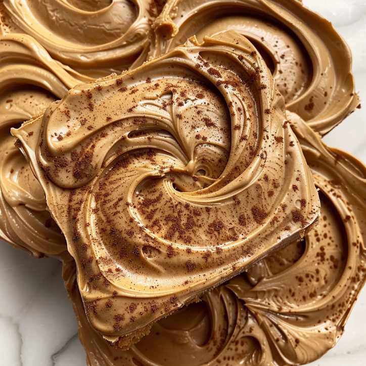 Swirled Peanut Butter Cream for Dinner Tonight