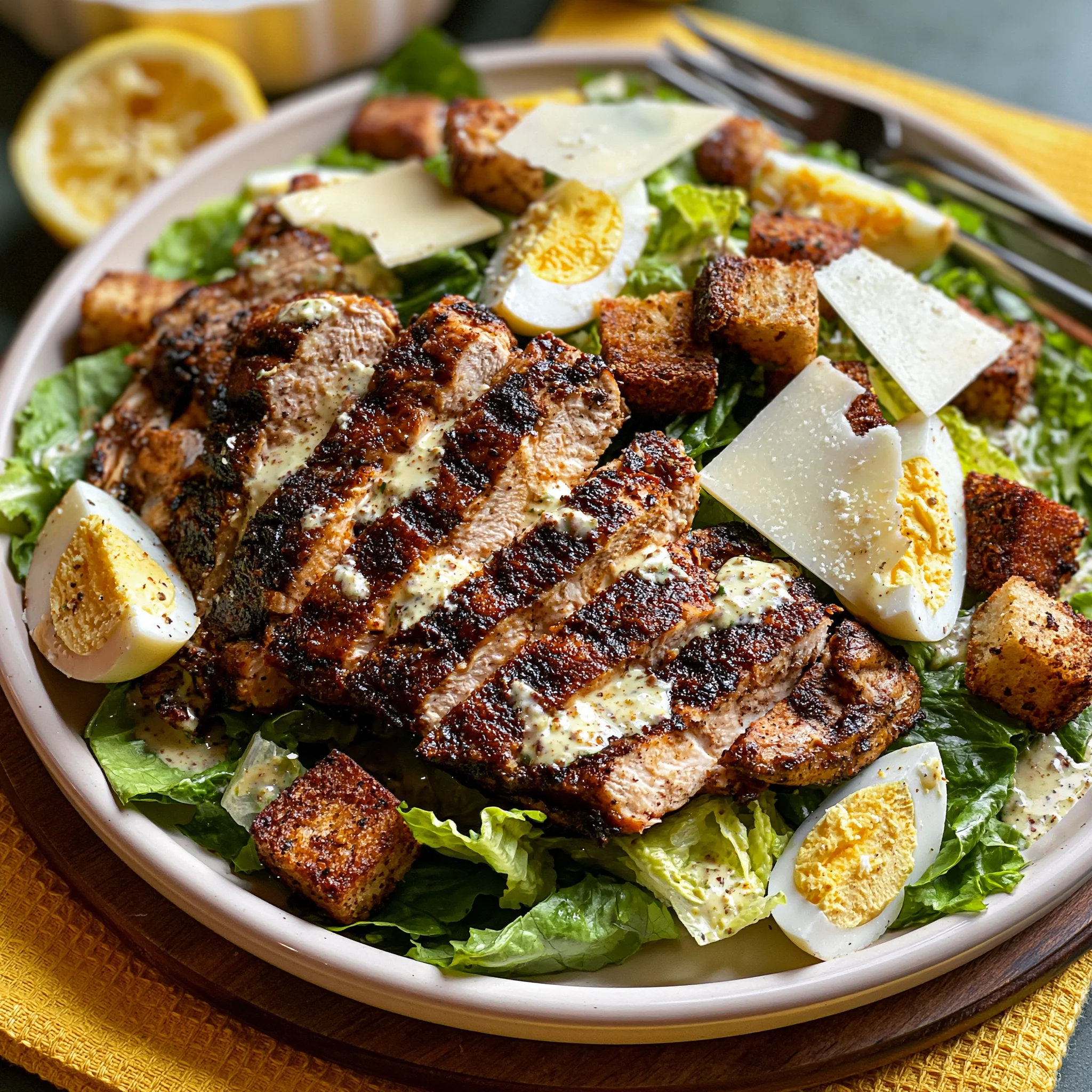 Jerk Chicken Caesar Salad Your Family Will Love
