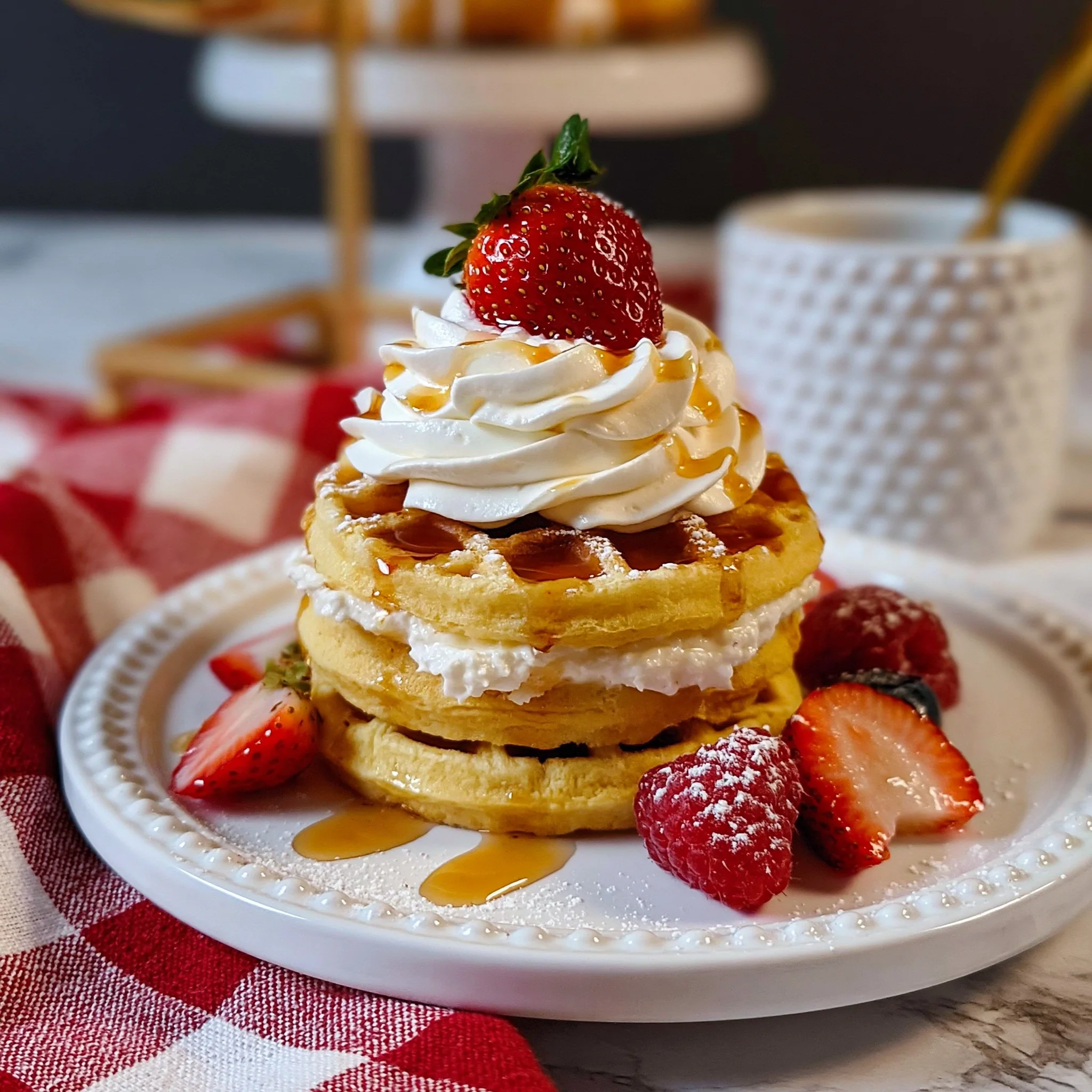 How to Make the Best Mini Waffle Cake Easiest