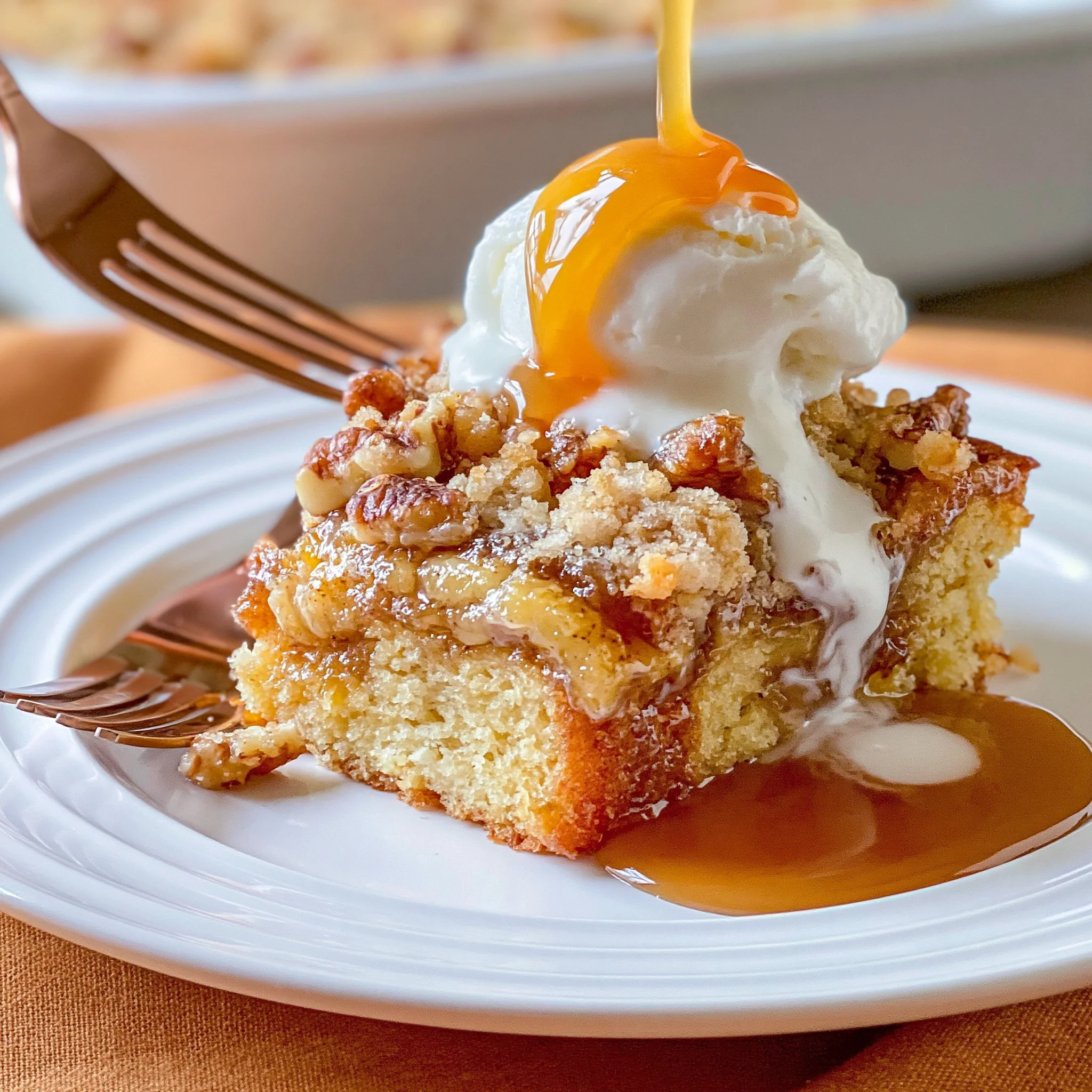 Banana Dump Cake for Dinner Tonight