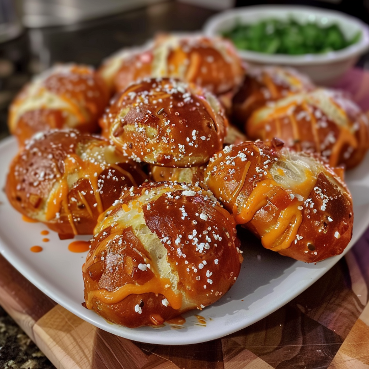Family-Friendly Buffalo Chicken Pretzel Bites 1 Family-Friendly Buffalo Chicken Pretzel Bites