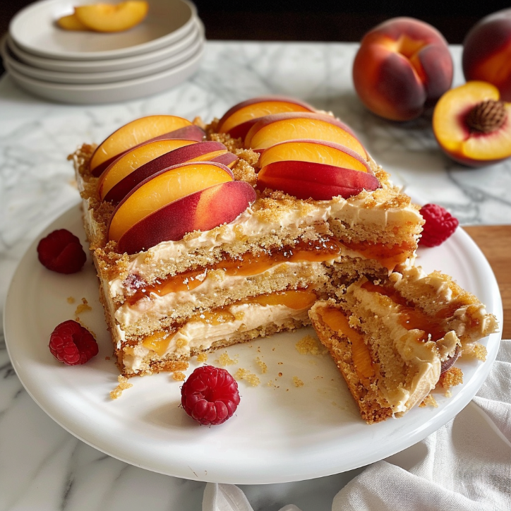 Quick & Easy Brown Sugar Peach Layer 2 1785367348063 xuehia0dipk image