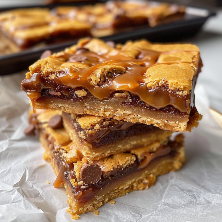 Caramel Cookie Bars Gooey Your Family Will Love
