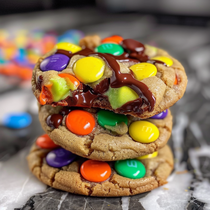 Slime-Filled M M Cookies for the Whole Family