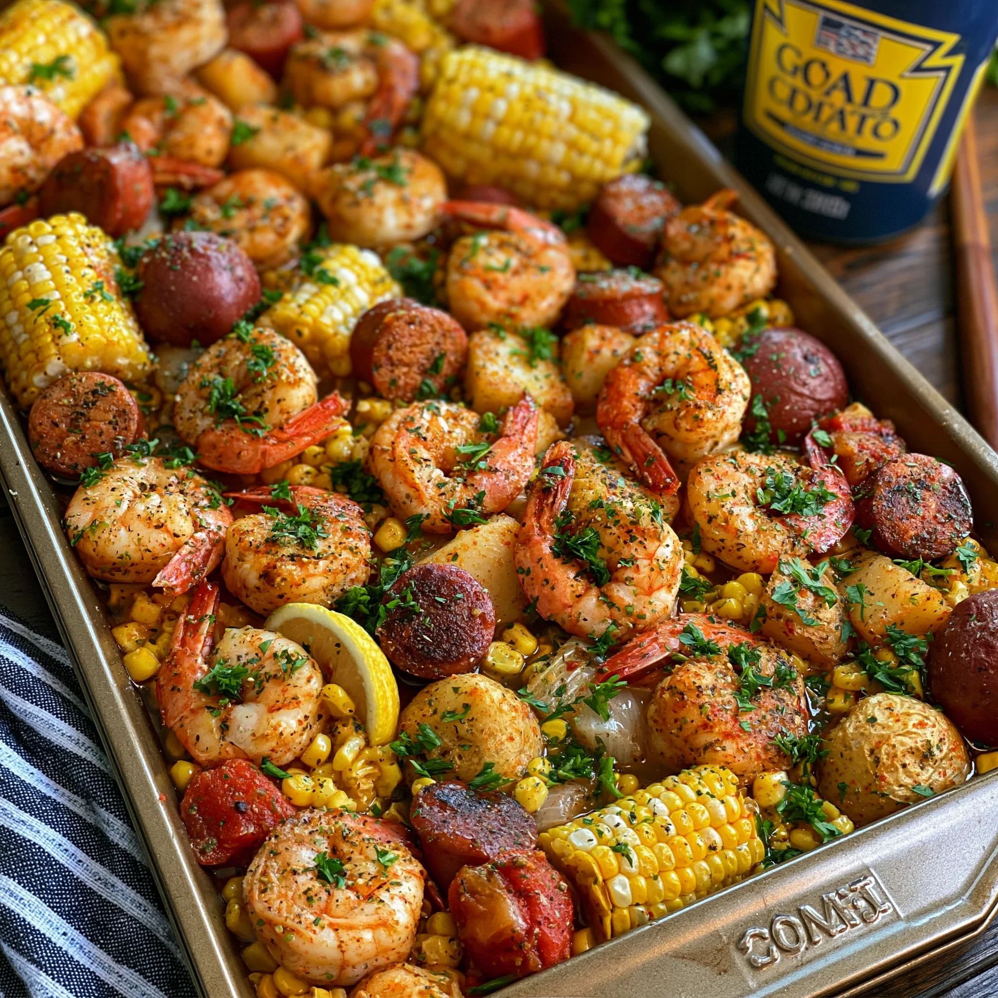 Easy Homemade Sheet Pan Shrimp Boil