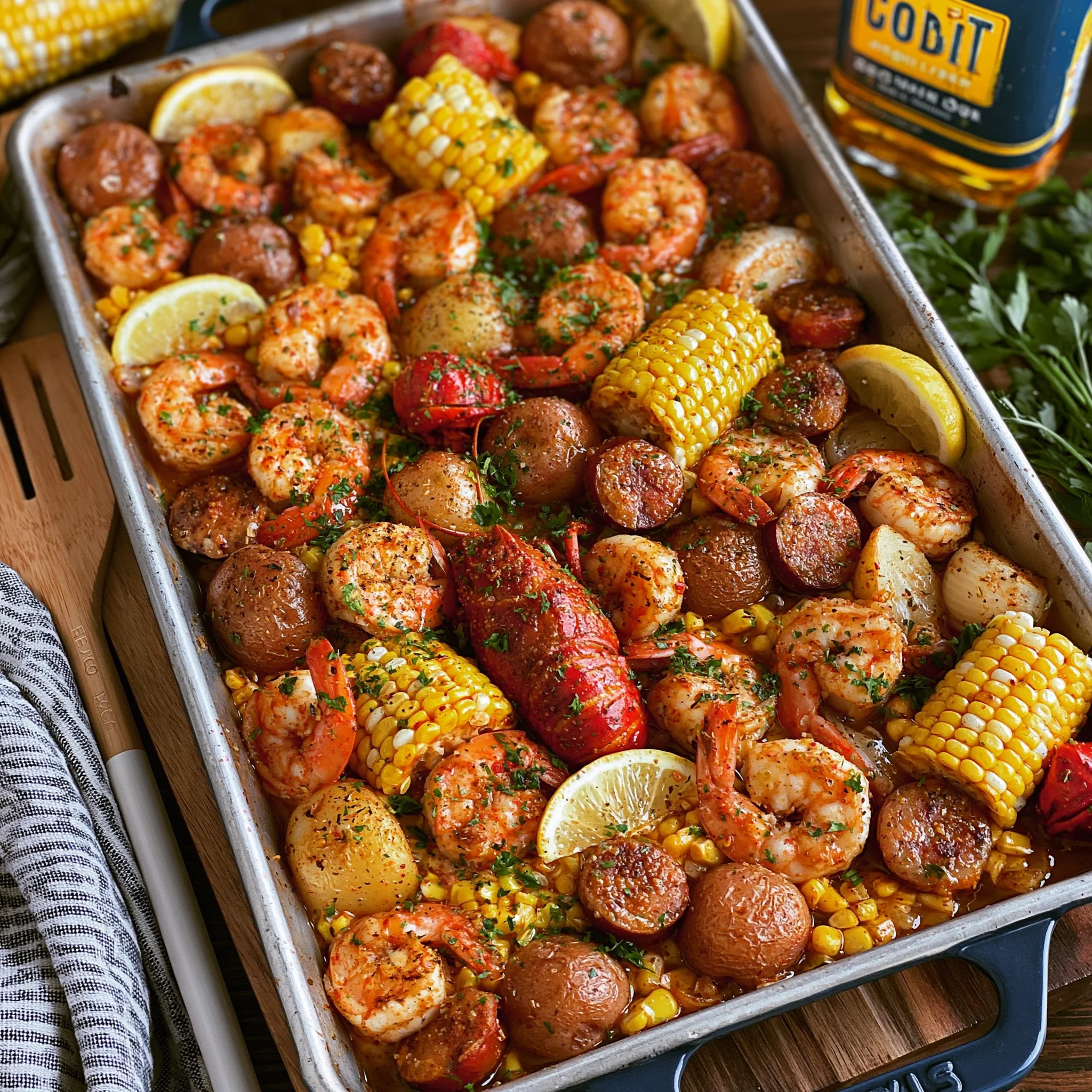 sheet pan shrimp boil