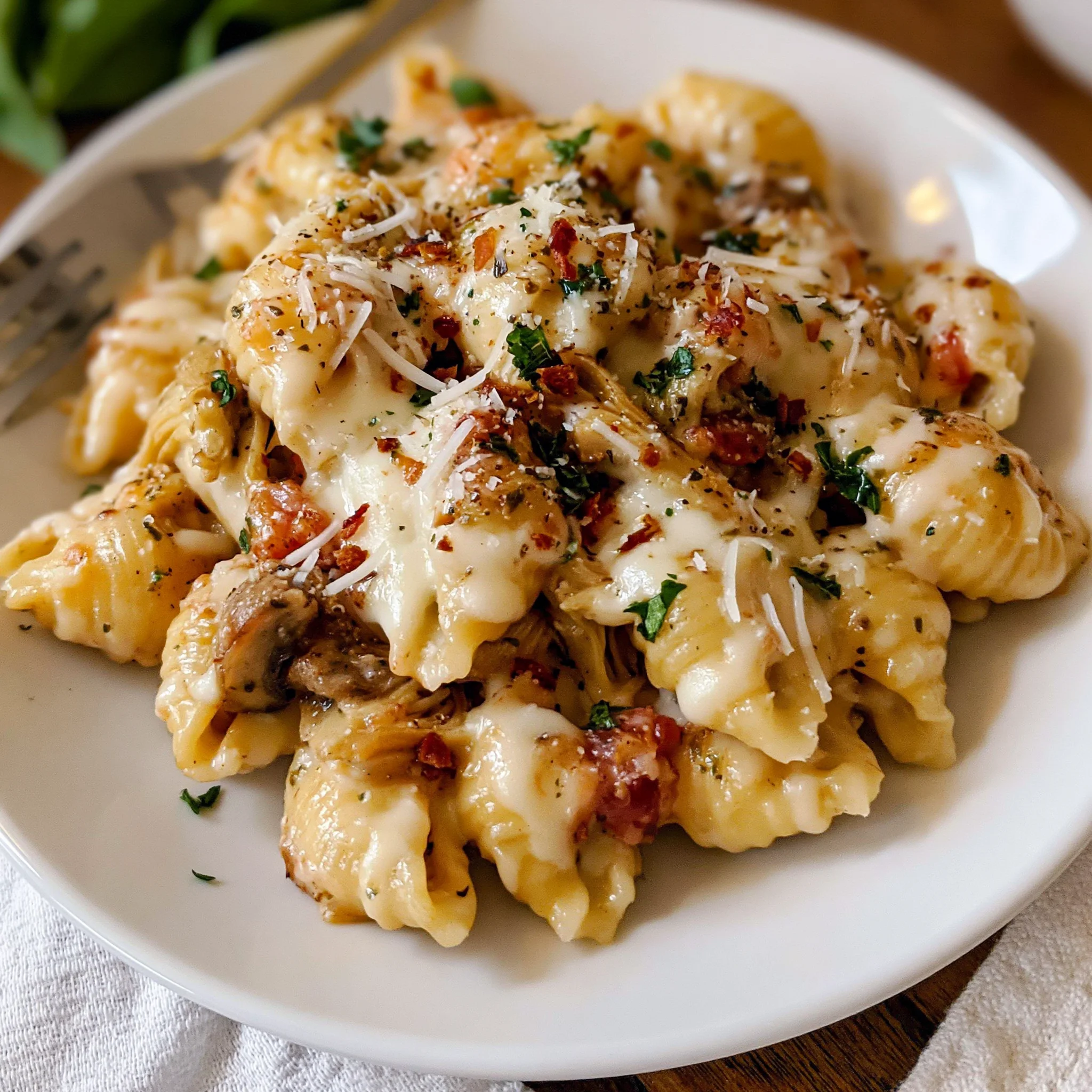 cheesy italian shells