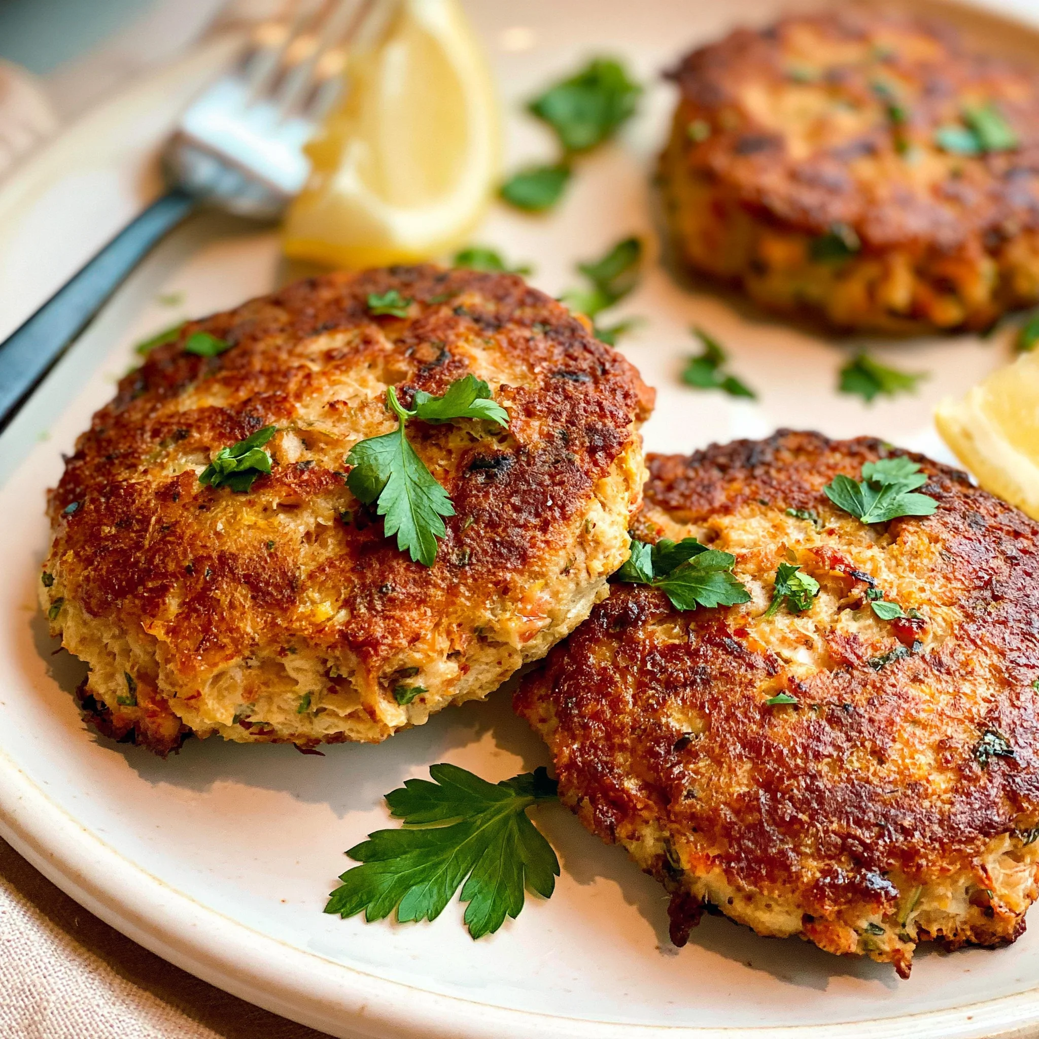 Cheesy Garlic Tuna Patties