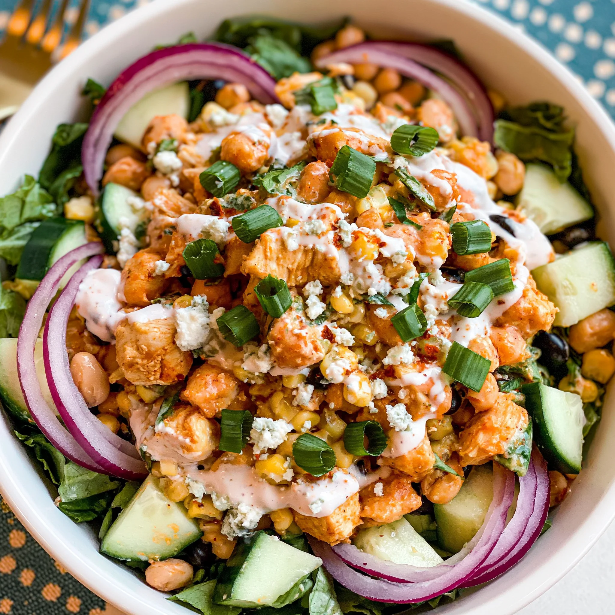 How to Make the Best Buffalo Chicken Bean Salad