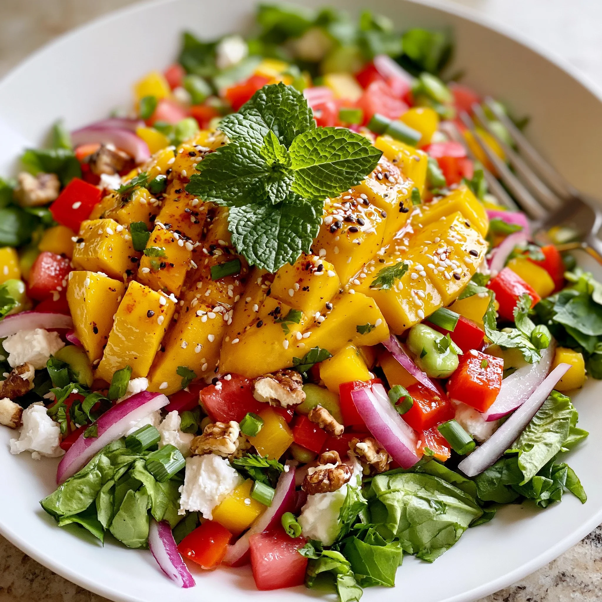 Mango Salad for the Whole Family