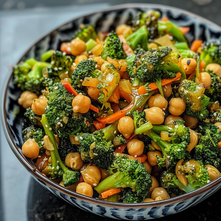 Chickpea Broccoli Stir Fry for the Whole Family