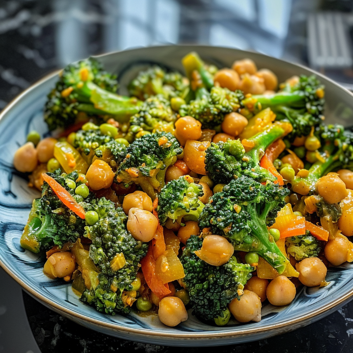 Chickpea Broccoli Stir Fry for the Whole Family 3 chickpea broccoli stir fry