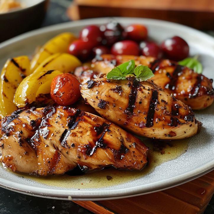 Cherry Pepper Grilled Chicken for Dinner Tonight
