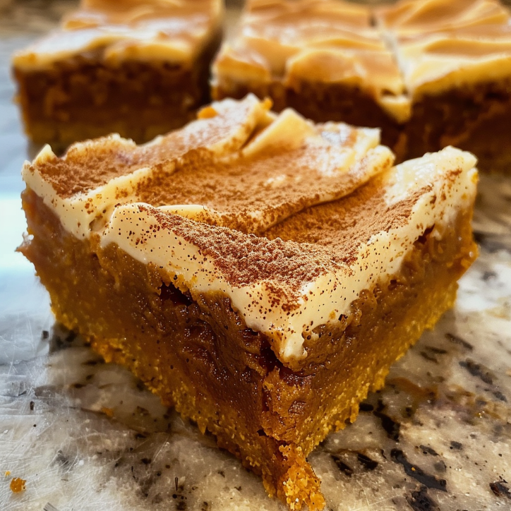 sourdough pumpkin bars