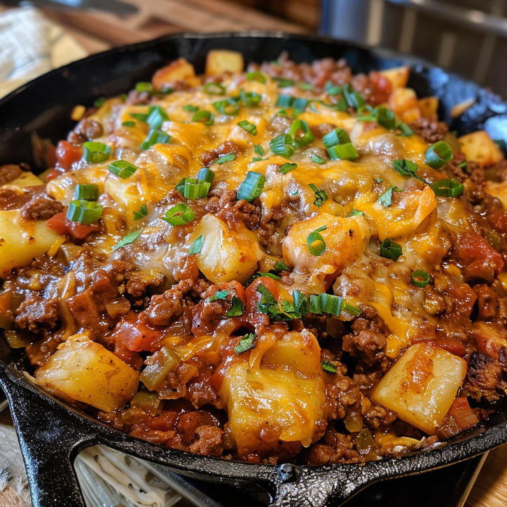 How to Make the Best Sloppy Joe Potato Skillet