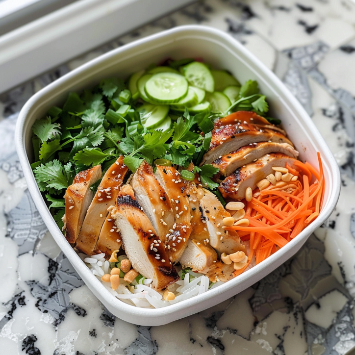 Mouthwatering Chicken Banh Meal Prep 4 chicken banh meal prep