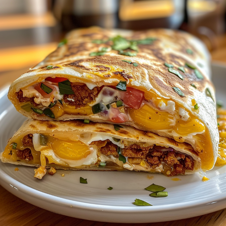 breakfast crunchwrap morning