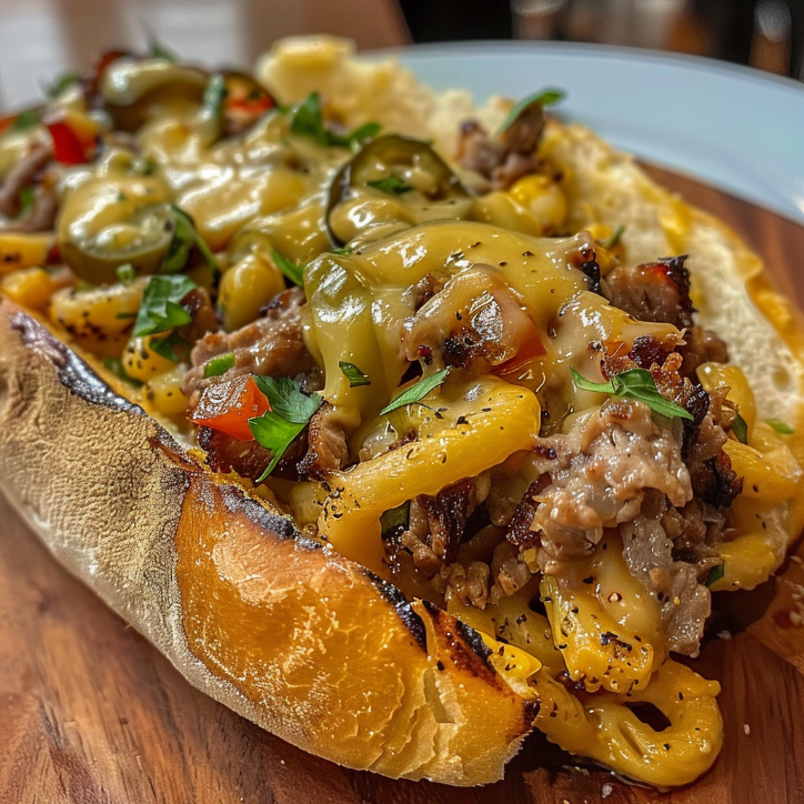 high protein philly cheesesteak