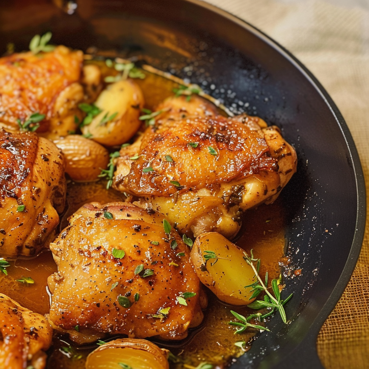 Braised Chicken Thighs Step: Easy & Delicious