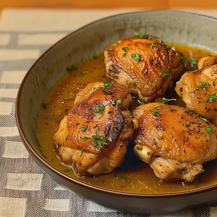 braised chicken thighs step
