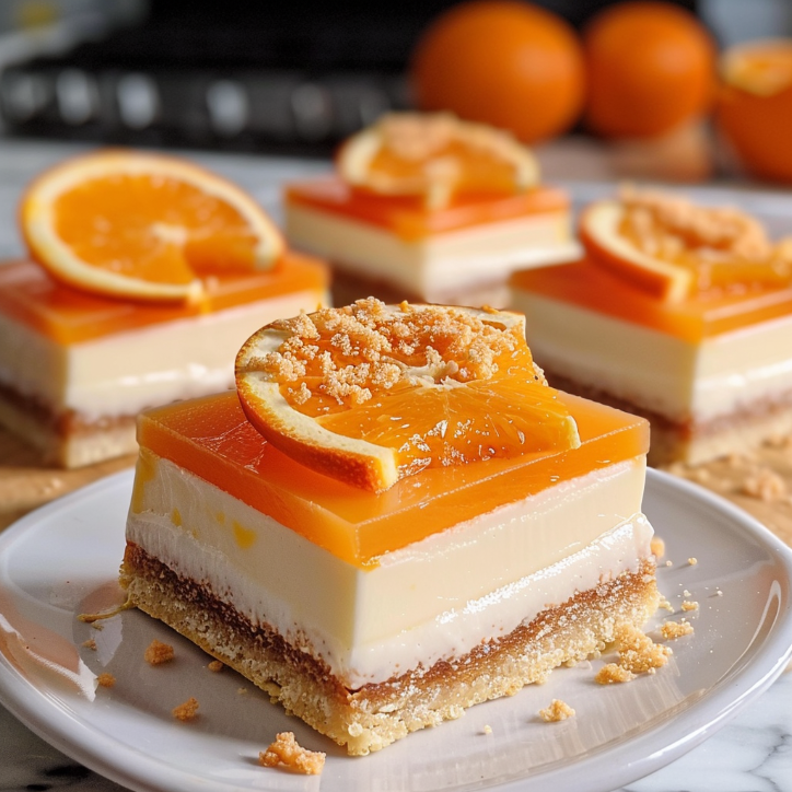 orange creamsicle dream bars
