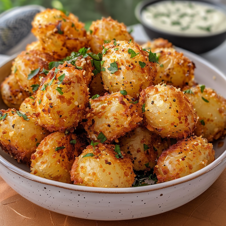 Golden Crispy Garlic Potato: Easy & Delicious 4 golden crispy garlic potato