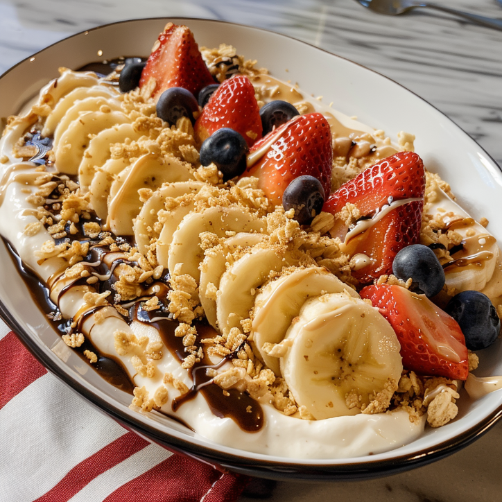 Fresh Banana Split Breakfast: A Family Favorite 3 fresh banana split breakfast