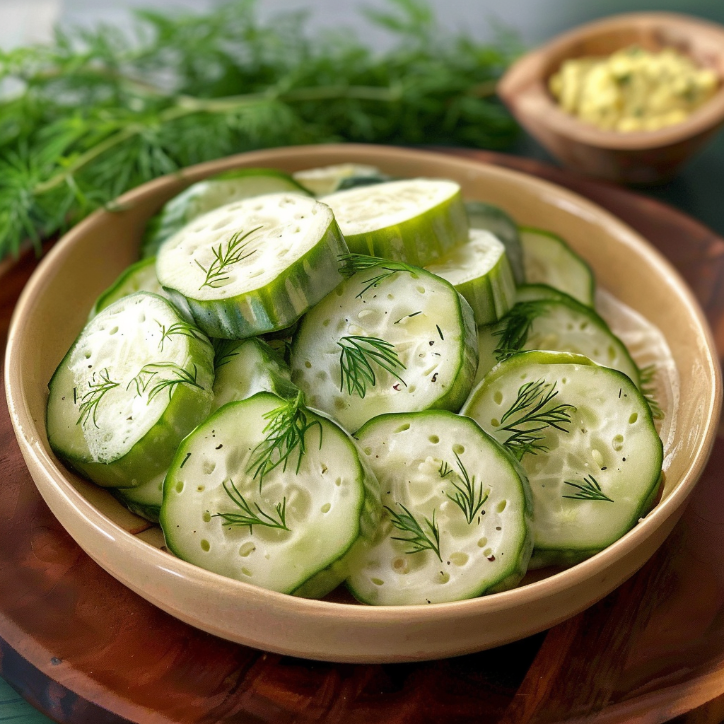 Quick & Easy Make Ahead Cucumber Dill