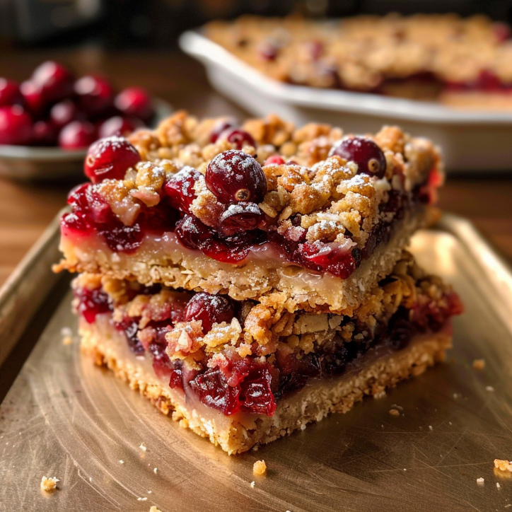 Decadent Cranberry Crumble Bars Your Family Will Love