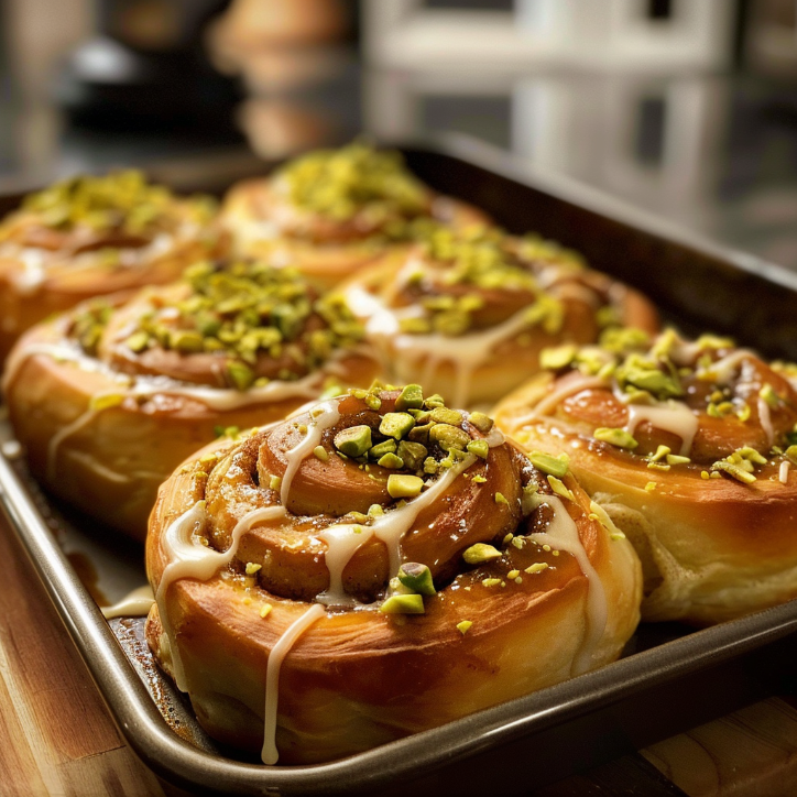 Homemade Pistachio Cinnamon Rolls from Scratch 2 homemade pistachio cinnamon rolls
