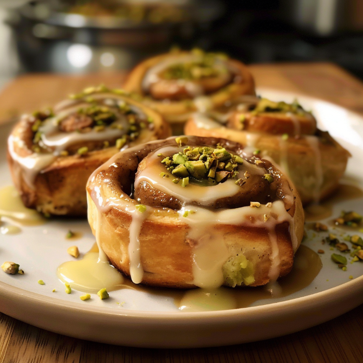 Homemade Pistachio Cinnamon Rolls from Scratch 4 homemade pistachio cinnamon rolls